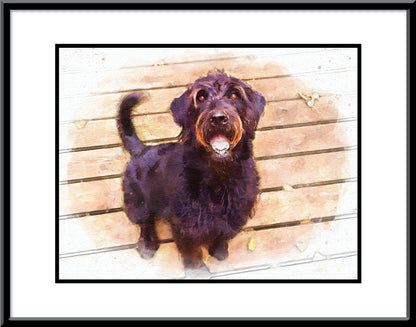 Framed Watercolour Print