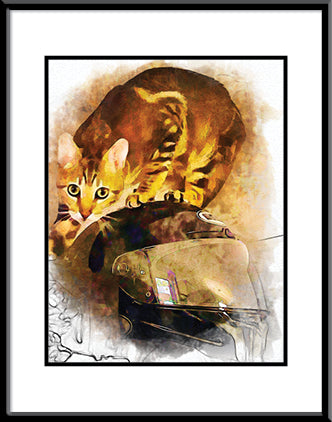 Framed Watercolour Print