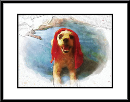 Framed Watercolour Print