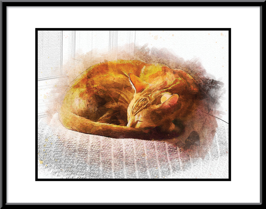 Framed Watercolour Print