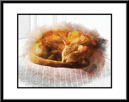 Framed Watercolour Print